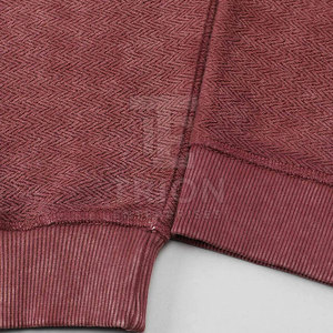 Sudadera cómoda con efecto acid wash, sudadera holgada con efecto acid wash para hombre, sudadera con efecto acid wash en oferta online. - Product Image 5