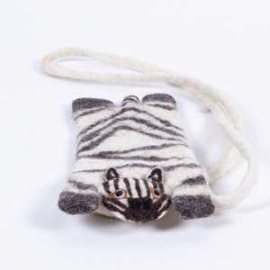 Feltandwool <b>Animal</b> <b>Felt</b> Black and White Mobile Phone Case - Product Image 3