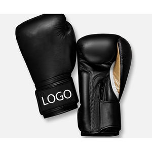 Nouveau design 2026, gants de boxe en cuir de vachette de haute qualité, fermeture Velcro, logo personnalisé, 100% cuir, gants de combat MMA - Product Image 4