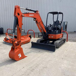 Mini-excavatrice sur chenilles Kubota KX057-5 d'occasion, 5-6 tonnes, avec possibilité d'installation d'un pince hydraulique et d'un attache rapide - Product Image 1