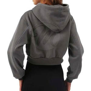 Hoodies courts légers à séchage rapide pour usage décontracté et extérieur, adaptés à l'hiver, à prix abordable - Product Image 2