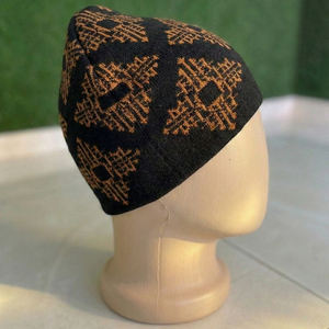 Gorros de Invierno Unisex, 100% Algodón, Transpirables, Impermeables, Tejidos a Crochet, con Logotipo Bordado, Elásticos, Estilo Urbano para Exteriores - Product Image 3