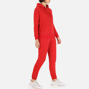 Vêtements de sport et tenues de sport pour femmes avec logo personnalisé, vente en gros, sweats à capuche et sweat-shirts unisexes, ensemble de jogging en coton épais - Product Image 2