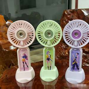 Ventilador de mano personalizado para chicas, venta al por mayor directa de fábrica, 500mAh, 3 velocidades, ¡gran oferta! - Product Image 6
