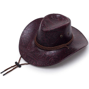 Sombrero Vaquero Occidental de Lana 100% de Alta Calidad, Unisex, de Fieltro Decorativo, Precio Económico, Transpirable - Product Image 3