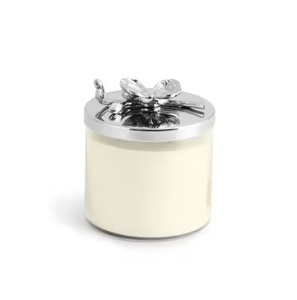 Pot à bougie votive luxueux en cire naturelle avec couvercle métallique – Idéal pour les fêtes de Diwali, Noël et l'ambiance festive – Tendance actuelle - Product Image 2