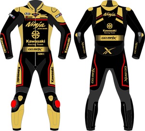 Combinaison de moto en cuir avec logo, protection anti-UV, manches longues, coupe confortable, pour longues distances, broderie 3D personnalisée - Product Image 4