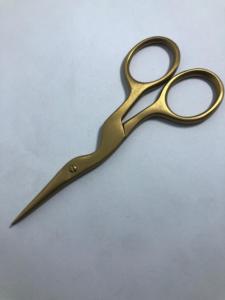 Ciseaux à broder fantaisie de haute qualité, couleur or titane, lames aiguisées, mini ciseaux à couture pour travaux manuels - Product Image 6