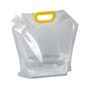 Bolsa de plástico transparente reutilizable reciclada de 1 litro, bolsa para bebidas con asa, proveedor de T & T, venta al por mayor, Vietnam - Product Image 3
