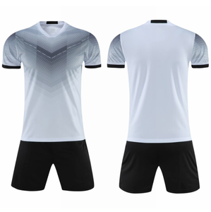 ODM OEM Fully Sublimated Soccer Uniform Set for Unisex 100% Polyester Fabric Short Sleeve Crew Neck Quick Dry Uniform for Men - Product Image 4