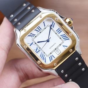 Elegante Reloj Mecánico de Correa Verde para Mujer de Negocios con Cristal de Zafiro, Luminoso, de Alta Calidad, Lujoso e Impermeable - Product Image 4