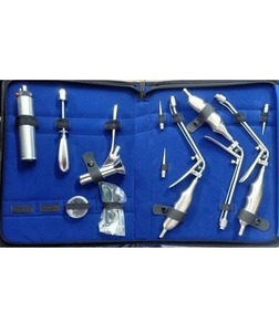 COBECO INSTRUMENTS Juego de Instrumentos para Hemorroides y Proctoscopia, Fuente de Luz Manual, Acero Inoxidable, Kit Quirúrgico de Proctología, CE - Product Image 1