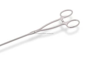 Pinces à griffes VATS en acier inoxydable de haute qualité, droites, 11 mm, mâchoires oblongues dentelées, tige de 5 mm, WRatchet 9''/23 cm - Product Image 4