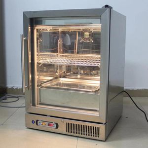 Vitrine de maturation pour bœuf, armoire réfrigérée pour la maturation à sec des steaks, 168L, 3 niveaux, plage de température : -5°C à 10°C - Product Image 3
