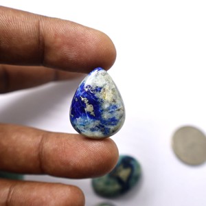 Cabujón de Afganita Azul Fuego de Alta Calidad, Lote a Precio Mayorista, Piedra de Cristal Pulida Hecha a Mano para Anillos, Colgantes y Fabricación de Joyas - Product Image 4
