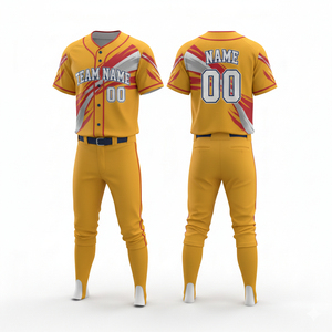 Tissu respirant, léger, coupe confortable, uniforme de baseball unisexe, idéal pour les vêtements de sport - Product Image 6