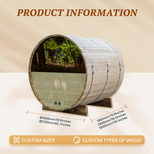 Sauna extérieur résistant aux intempéries IPX4 |   CE ETL |   Hub thermique haute performance pour stations alpines et climats froids européens - Product Image 3