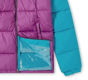 Men Fashion Color Block Puffer Hoodie <b>Jackets</b> - Product Image 3