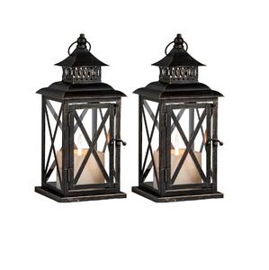 Faroles Marroquíes Decorativos para Interiores y Exteriores, Tamaño Mediano, Portavelas Colgante y de Mesa de Metal Vintage, Decoración de Halloween - Product Image 6