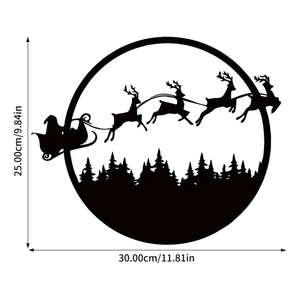 CIFbuy Insegna da Parete in Metallo Reversibile da 24 Pollici, Decorazione Bifacciale per Halloween e Natale, per Servizio di Ritiro TikTok per Temu - Product Image 4