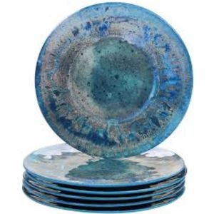 Classic <b>Melamine</b> <b>Plates</b> Set with Smooth Finish for Easy Cleaning - Product Image 1