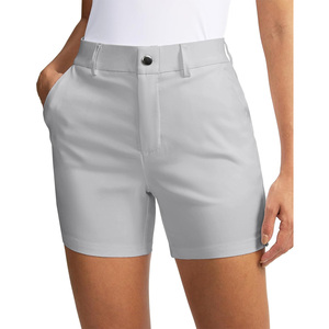 Breathable women <b>golf</b> <b>shorts</b> with oem printing custom logo <b>stretch</b> fit perfect for retail activewear - Product Image 1