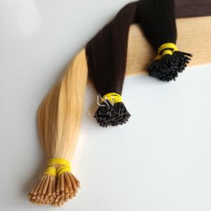 Extensiones de cabello con punta K italiana de calidad superior Cabello humano 100% Cutícula alineada Stick I Tip Extensiones de cabello humano - Product Image 1