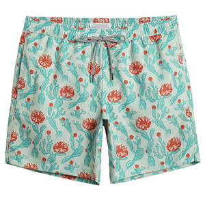 Pantalones Cortos de Playa Casuales Personalizados para Hombre, con Servicio OEM, para Gimnasio, Fitness, Verano, de Algodón y Poliéster - Product Image 1