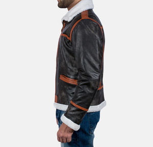 Veste en coton unisexe personnalisée de haute qualité, veste de moto élégante, col montant, imperméable, coupe-vent, décontractée, hiver, devant - Product Image 4