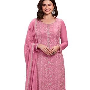 ชุดปักลาย Chinon แบบหนาจากนักออกแบบล่าสุดเสื้อผ้าอินเดียและปากีสถาน - Product Image 1