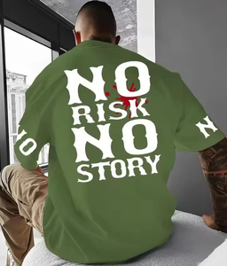 Venta Directa de Fábrica, Camiseta Personalizada de Alta Calidad para Hombre, Talla Grande, Cuello Redondo, Tejida, Ecológica, Transpirable, Holgada, de Manga Corta - Product Image 3