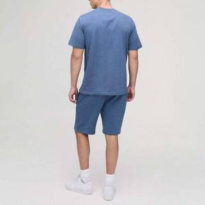 Ensemble décontracté pour homme, dernier design d'été - T-shirt à manches courtes et short, ensemble 100% coton, ensemble court pour homme - Product Image 2