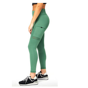 Leggings de yoga personalizados sin costuras para mujer, al por mayor, de cintura alta, para entrenamiento, servicio OEM. - Product Image 2