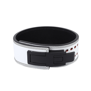 Cowhide Leather 13mm Heavy Duty Breathable <b>Powerlifting</b> <b>Belt</b> for Squats Deadlifts Bodybuilding - Product Image 5