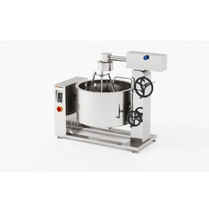 Olla de vapor con inducción y revestimiento giratorio Amicook 380V/440V, modelo giratorio que ahorra espacio, fácil de operar, olla de aluminio para cocinar. - Product Image 6