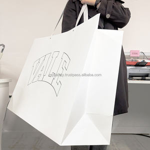 Papier cadeau de luxe écologique, laminé, robuste, sur mesure, personnalisable, surdimensionné, de grande capacité, pour vêtements, cadeaux - Product Image 4