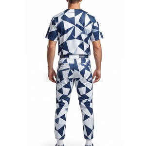 Ensemble d'uniformes de baseball pour hommes adultes de qualité supérieure, tissu en polyester respirant et léger, personnalisable, vêtements d'entraînement pour les sports d'équipe - Product Image 2