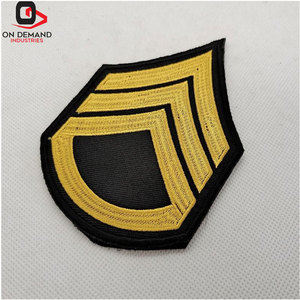 Écussons brodés haut de gamme pour manches, logo personnalisé, vente en gros d'usine, service OEM ODM, qualité export, commande en gros - Product Image 5