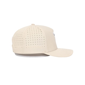 หมวกกอล์ฟ OEM ระบายอากาศได้ดีเยี่ยม 5 แผง ตัดด้วยเลเซอร์ ป้องกันน้ำ ผ้าแคนวาส ปักโลโก้ 2 มิติ แบบกำหนดเอง ผลิตจำนวนมากจากโรงงาน - Product Image 4