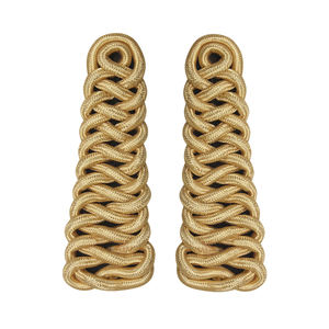 Épingle de sûreté brodée en dentelle à coudre, essentielle pour uniforme cérémoniel, en tissu toile de haute qualité, écologique et tendance, pour épaulette - Product Image 1