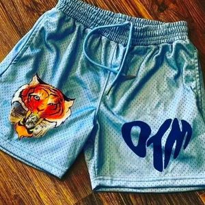 Pantalones Cortos de Baloncesto de Malla Sublimados Personalizados para Hombre, Estampado Artístico Vintage, Pantalones Deportivos Transpirables para Gimnasio, Venta al Por Mayor - Product Image 3