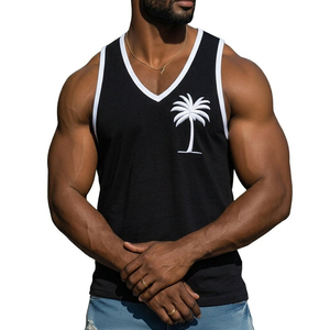 Débardeur Homme Col V Personnalisé avec Logo – Style Athlétique et Tendance pour le Streetwear – Vente en Gros - Product Image 6