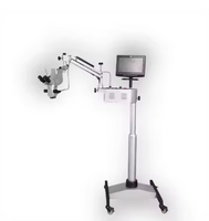 Binocular Surgical Microscope With LED Light Source Manual Focus Export Quality Sticker Logo...