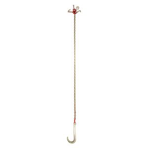 Gancio a J G80 da 15 pollici con gambo lungo, catena di traino, gancio a grappolo RTJ, gancio di presa, carico di lavoro sicuro 5400 libbre, gancio a J da 5/16 pollici x 6 piedi - Product Image 4