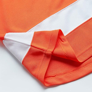 Camiseta de Hockey sobre Hielo Personalizada Naranja para Adultos, Serie Colores del Equipo, Servicio OEM, Ropa de Práctica, 100% Poliéster, Venta al Por Mayor - Product Image 6
