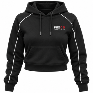 Hooded <b>Top</b> <b>for</b> Casual and Streetwear Fashion Custom logo OEM 100% Cotton <b>Fleece</b> <b>Women</b> Hoodies Sweatshirt - Product Image 4