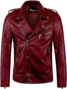 Veste matelassée classique en cuir véritable pour homme - RELEVO INDUSTRY, écologique, hiver, vente en gros directe d'usine, marché américain - Product Image 6