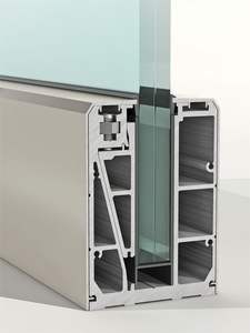 Système d'escalier avec main courante en profil T en aluminium série 6000 |   Services de soudage, découpe et pliage de rampes architecturales modernes - GROUPE CNW - Product Image 3