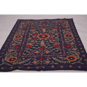 Handmade Vintage Suzani Kantha <b>Quilt</b> Cotton Floral Embroidered Eco-Friendly Washable Boho Indian <b>Throw</b> Blanket Bedspread - Product Image 2