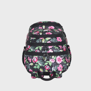 Sac à dos scolaire noir Arctic Fox Flora pour garçons et filles - Product Image 4